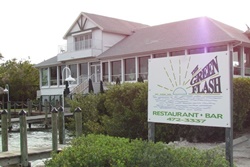 Pet friendly restaurant in Sanibel, Florida: Green Flash Restaurant